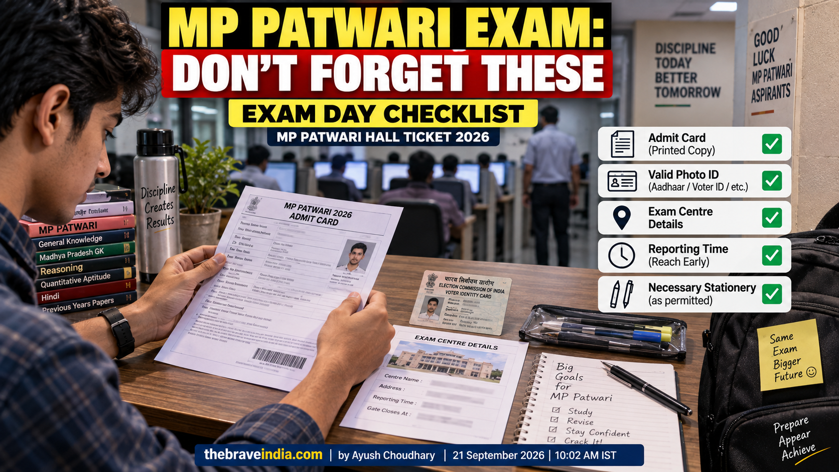 MP Patwari Admit Card 2026